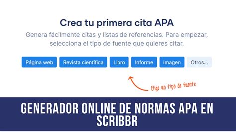 generador de referencias|Generador de citas APA